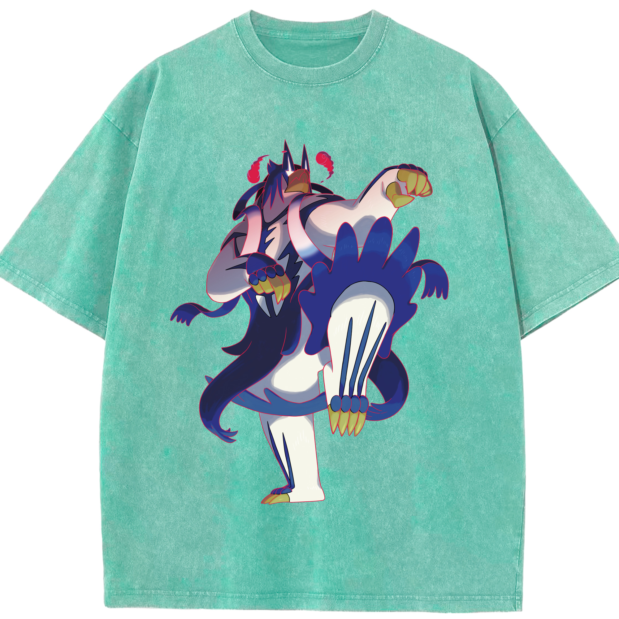 （画像用） ポケットモンスター Pokémon 綿100% ヴィンテージ風 半袖Tシャツ（フロントプリント）